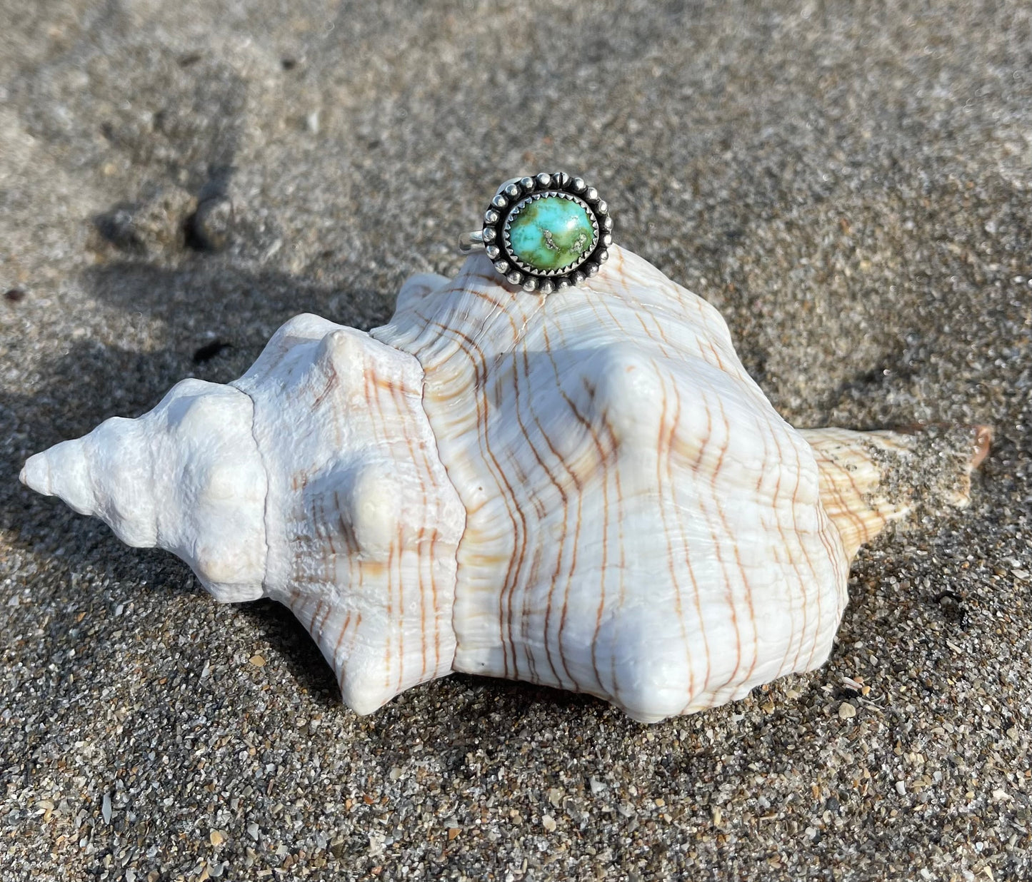 Sonoran Gold Turquoise Ring Size 5
