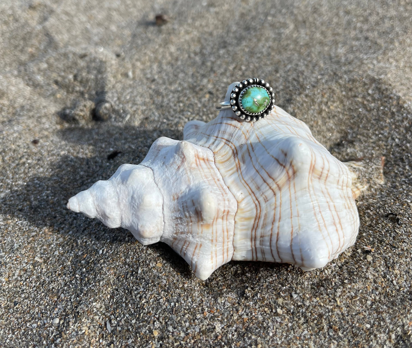 Sonoran Gold Turquoise Ring Size 5