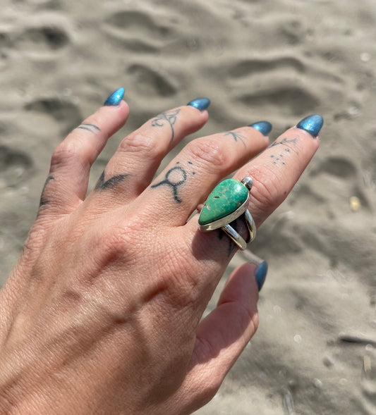 Manassa Turquoise Ring Size 9