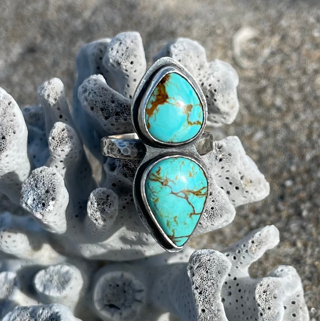 Kingman Turquoise Ring Size 7.5