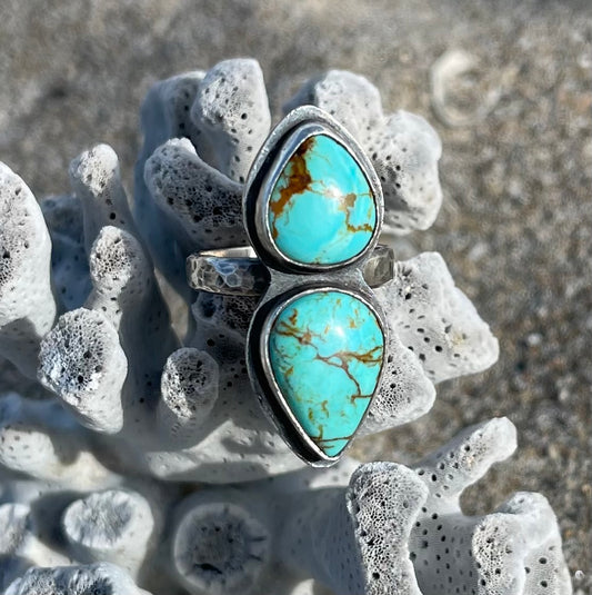 Kingman Turquoise Ring Size 7.5