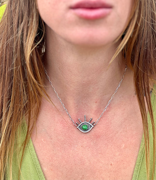 Sonoran Gold Evil Eye Choker