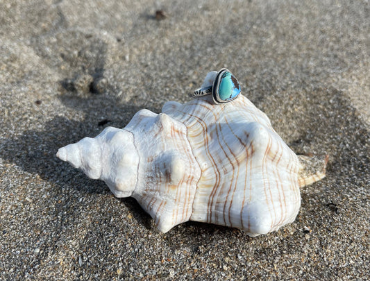 Golden Hills Turquoise Ring Size 6.5