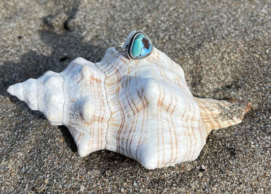 Golden Hills Turquoise Ring Size 6.5