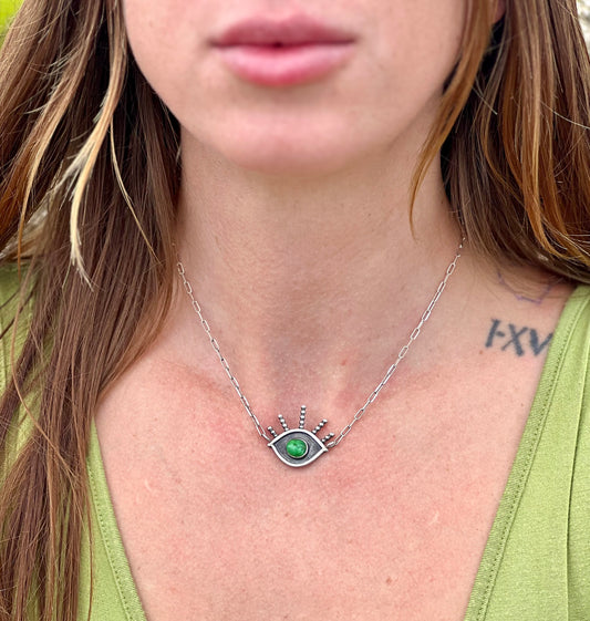 Sonoran Gold Evil Eye Choker